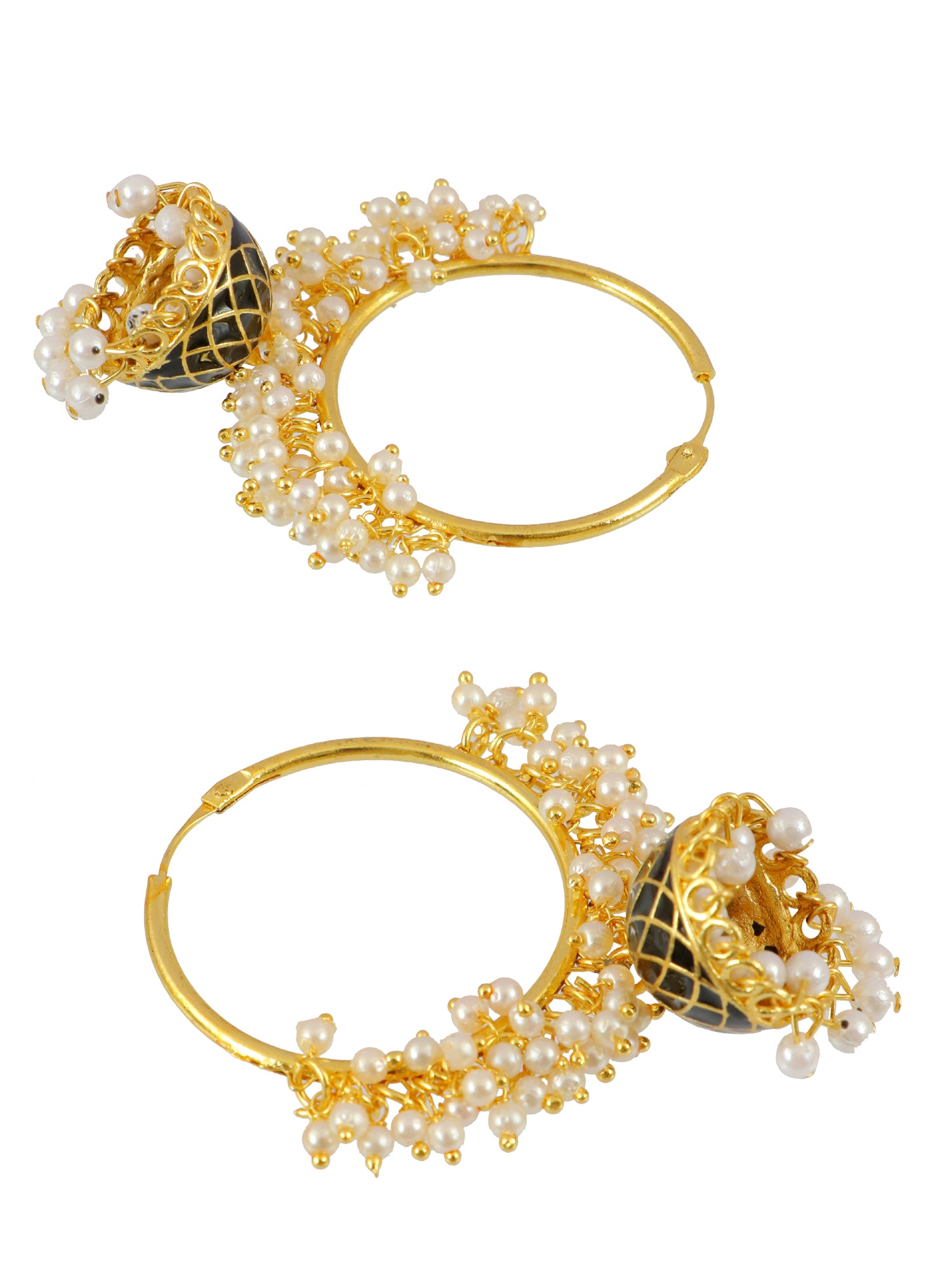 Gorgeous Black Jhumka & Hoop Earrings for Splendid Outfits