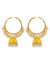 Beautiful Meenakari Yellow Hoop Earrings RAE1357