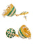 Gold-Plated minakari work Jhumki Earrings for Women