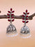 Leafy Tales Jhumka- Oxidized Silver Leaf shaped Jhumka Earrings for WOmen