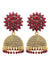 Oxidized German Gold-Plated Multi Color Big Jhumka Earrings for Women