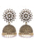 Oxidized German Gold-Plated Multi Color Big Jhumka Earrings for Women