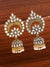 Gold-plated Kundan Pearl Ethnic Indian Indian Jhumka Earings RAE1454