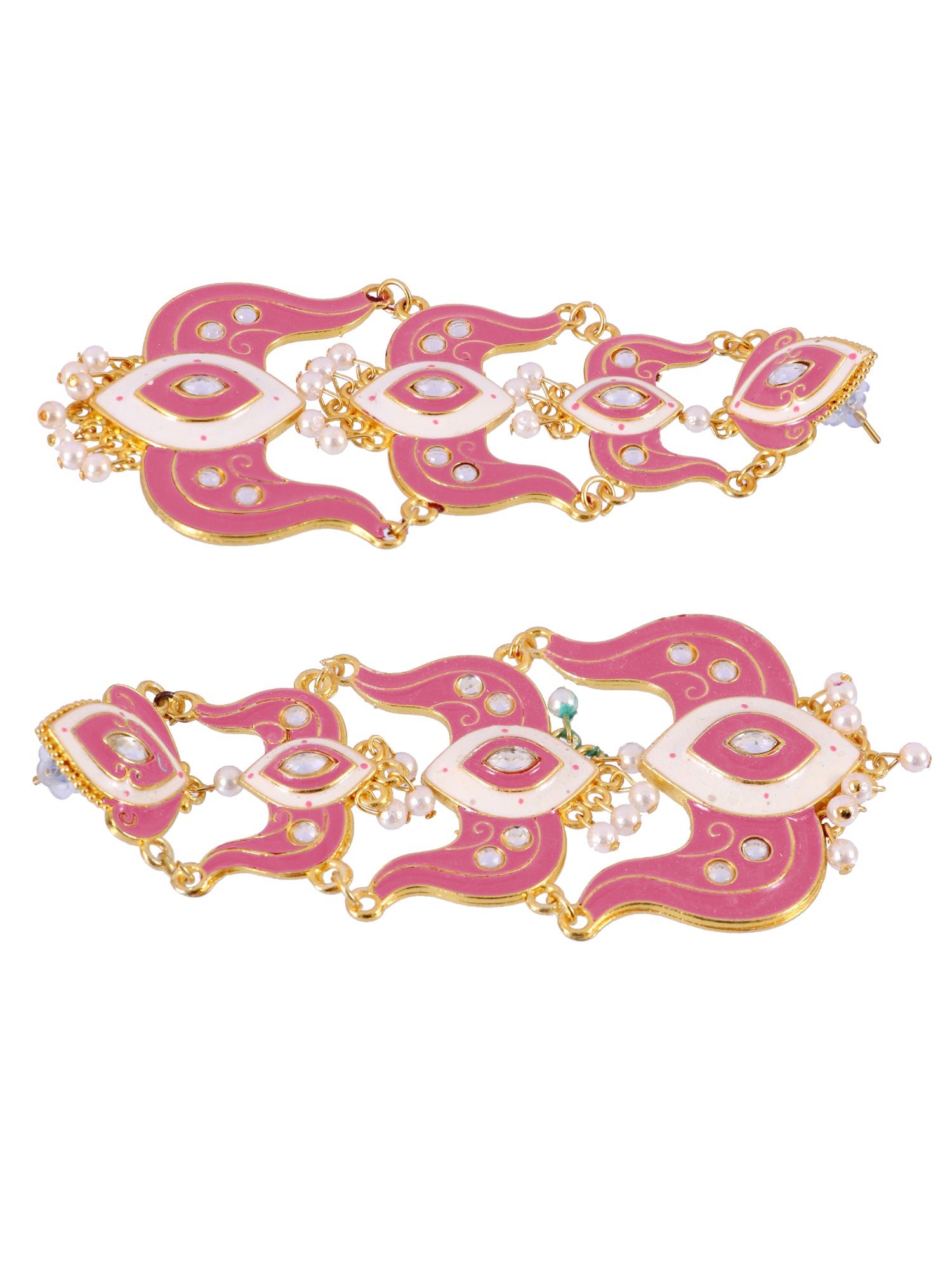 Classic Minakari long Party Wear Dangler Earrings for Women