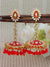 Crunchy Fashion Clustered Beads & Meenakari Embellished Jhumki Earring for Women