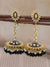 Crunchy Fashion Clustered Beads & Meenakari Embellished Jhumki Earring for Women