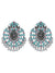 Crunchy Fashion Oxidzed Silver Multicolor Dangler Earrings RAE2207