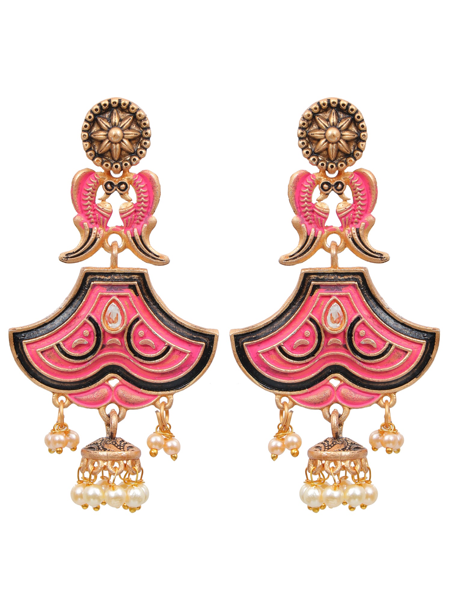Gold-Plated Drop & Dangler Earrings for Trendy Girls and Women