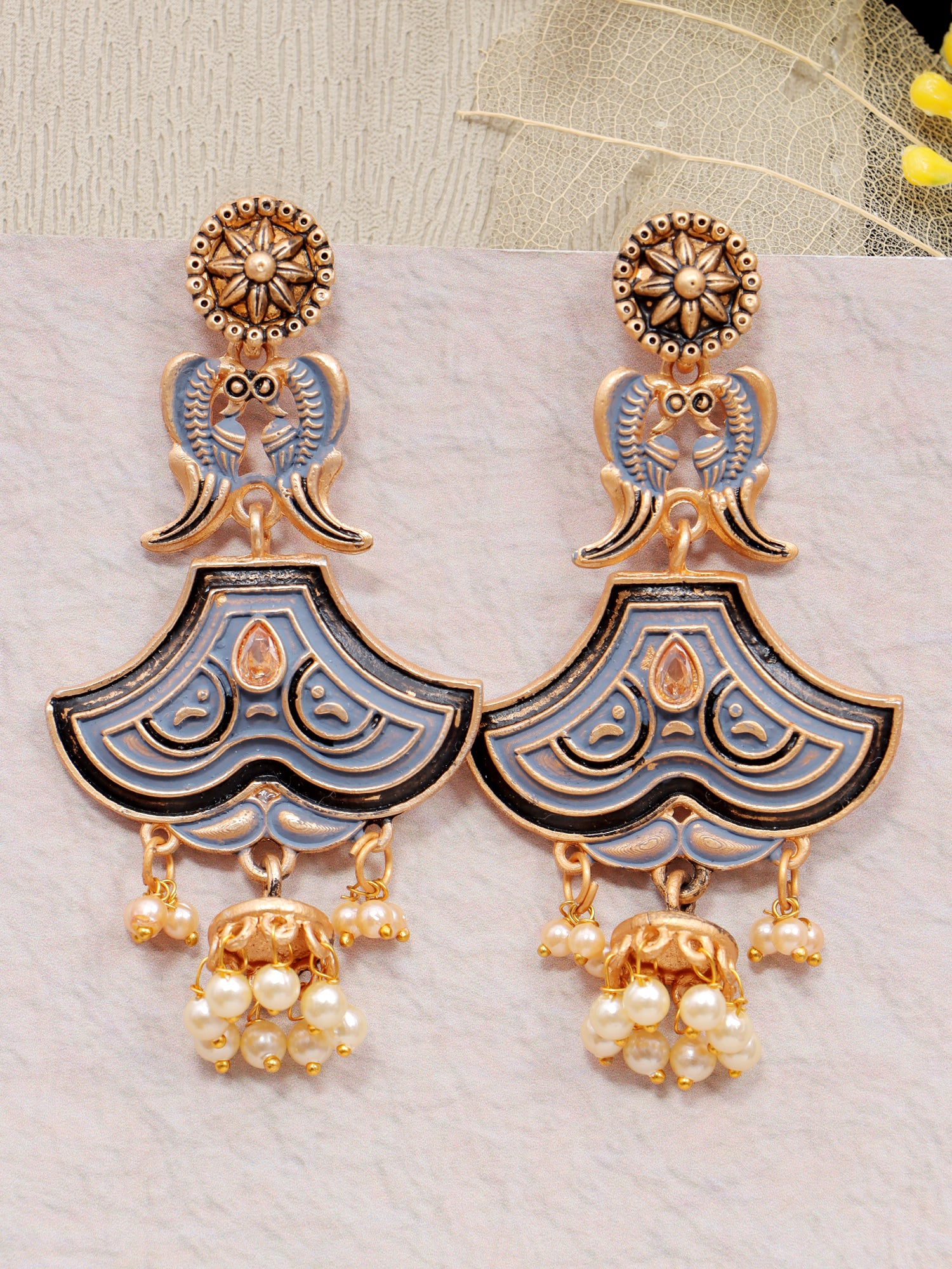 Gold-Plated Drop & Dangler Earrings for Trendy Girls and Women