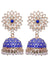 Ruhi Jhumka-Gold Plated Stylish Meenakari Party Wear Jhumka Earrings for Women