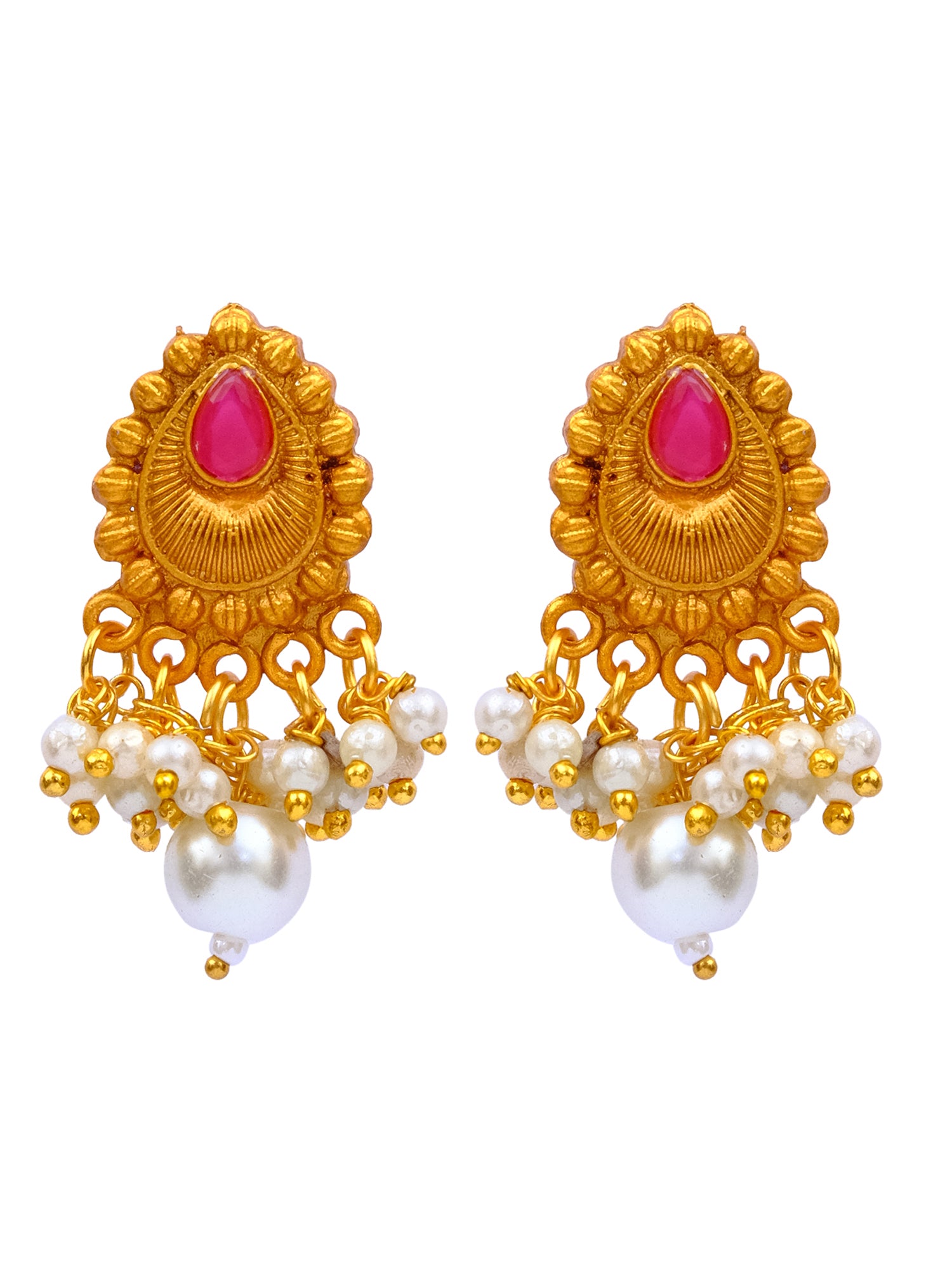 Traditional Gold Plated Choker Necklace Set for Wedding - Elegant Jewellery