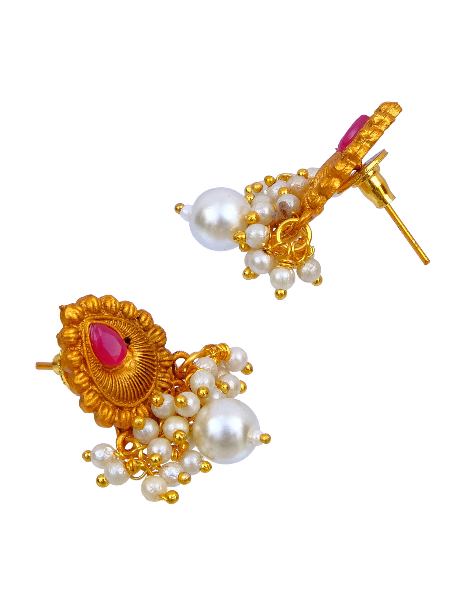 Traditional Gold Plated Choker Necklace Set for Wedding - Elegant Jewellery