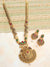 Traditional Gold-Plated  Maharashtrian Style Adorable Long Necklace Set With Earrings RAS0272