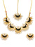 Traditional Ethnic Beautiful Moon Design Kundan Black Necklace with Earring & Maang Tika RAS0354