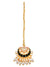 Traditional Ethnic Beautiful Moon Design Chandbali Black Necklace with Earring & Maang Tika  RAS0357