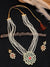 Designer Kundan &amp; White Moti Stone Style Necklace &amp; Earrings Set RAS0432