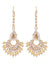 Crunchy Fashion Traditional Gold-Plated Kundan Maroon Pearl Bridal Dulhan Jewellery Sets
