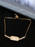 SwaDev Rose-Gold Plated AD Studded Pave Slider Pull-Chain Bracelet SDJB0026