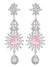 American Diamond Moon Shine Silver-Plated Jewellery Set