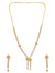 Diana Rose Gold AD Studded Lariat Jewellery Set