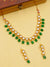 Fashionable & Unique Gold Plated Pearl Kundan Alloy Necklace Set