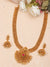 Goddess-Inspired Gold Plated Necklace Set - Temple  Jewellery for Festive Occasions