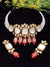 Gold Plated Party Wear Meenakari Kundan Jewellery Set