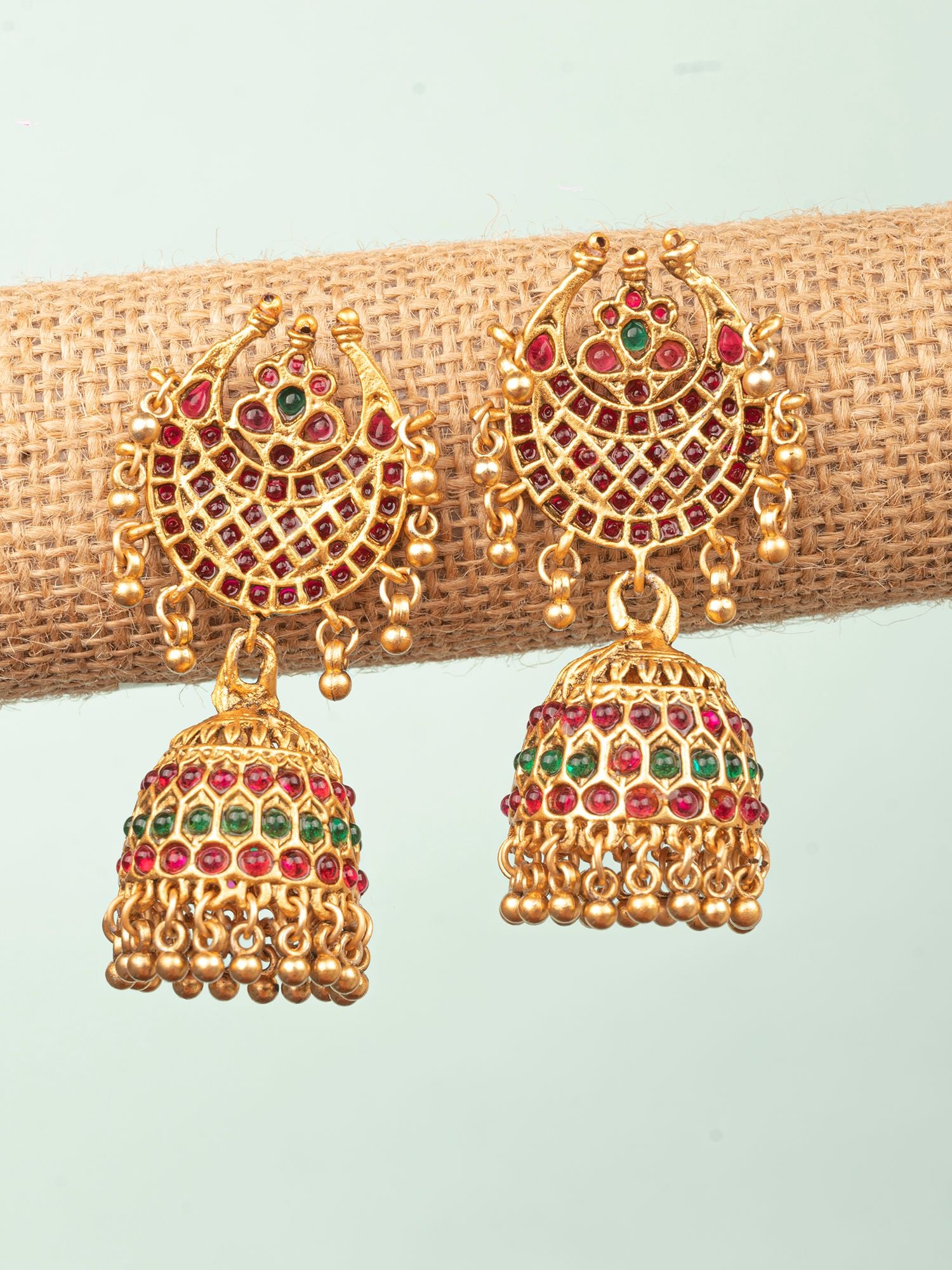 Luxurious Goddess Laxmi Gold Plated Jewellery Set for Women