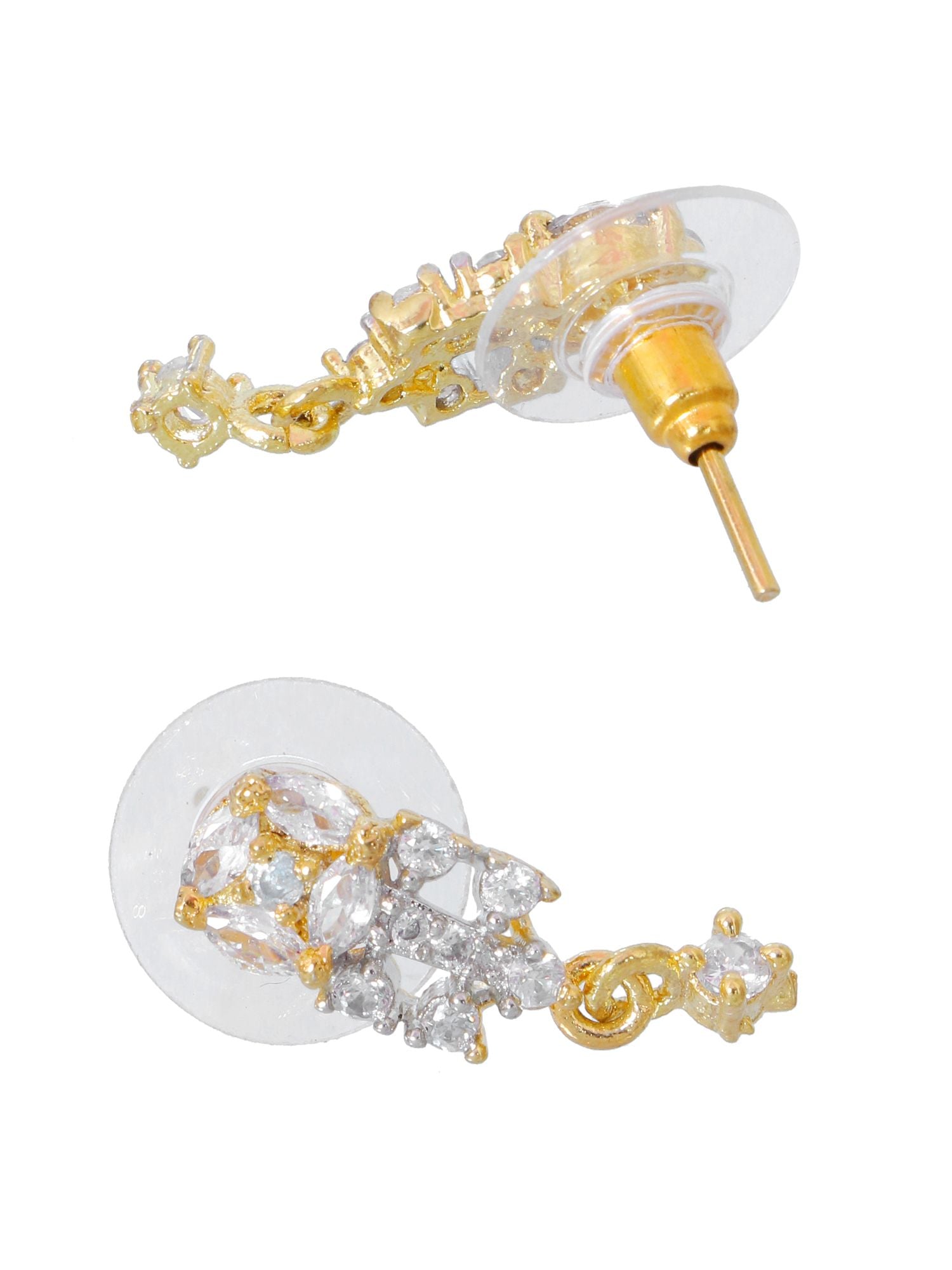 Gold Plated AD Studded Designer Mangalsutra for Women